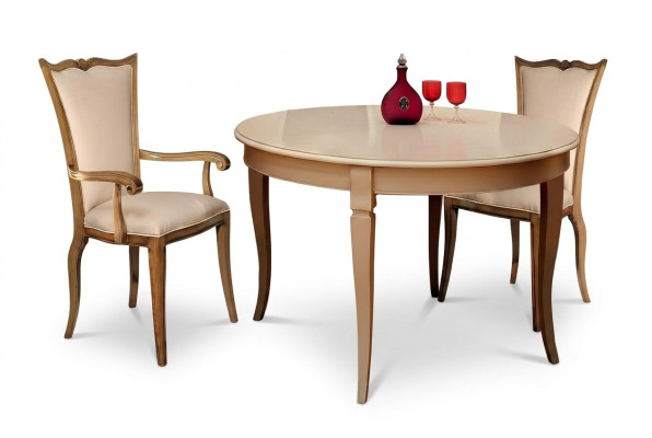 Dining room tables round furniture dining table luxury round table solid wood Italy new