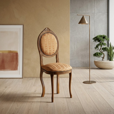 Dining room wooden furniture chairs luxury design upholstered chair leaning seat office furniture new