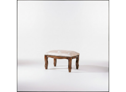 Ottoman Seat Chaise Upholstered Pouf Benches Design Upholstered Stool Footstool