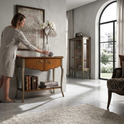 Console table console tables furniture wooden console telephone side table Italian