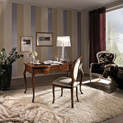 Designer desk chair office set Italian furniture secretary armchair 2 pieces.