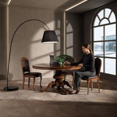 Dining room tables, round furniture, dining table, luxury round table, solid wood, Italy, new