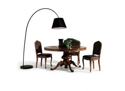 Dining room tables, round furniture, dining table, luxury round table, solid wood, Italy, new