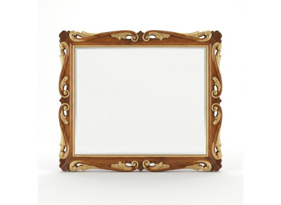 Wall Classic Design Mirror Italian Furniture Wall Mirror Wooden Mirror