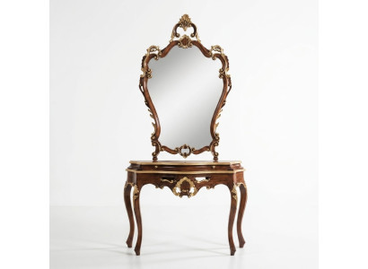 Console table, mirror, sideboard set, new wood, Italian furniture, Stile Elisa style