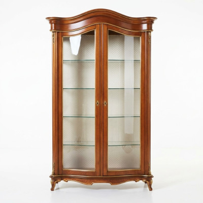 Solid wood display cabinet glass cupboard real wood showcase living room furniture sideboard new