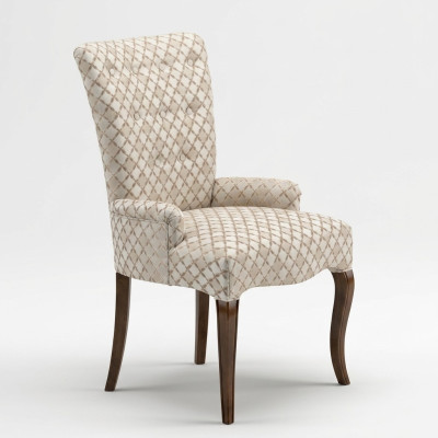 Armchair Upholstered Chair Armrest Luxury Armchair Chair Chairs Living Room Dining Room