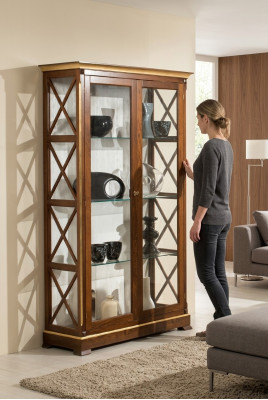 Solid wood display cabinet glass cabinet real wood display cabinet living room furniture sideboard new