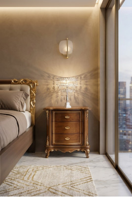Nightstand Design Table Furniture Nightstands Wood Bedroom Side Table New