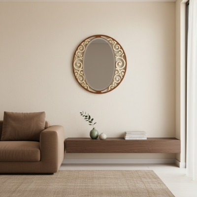 Classic design mirror Italian wall mirrors wood standing wall Italy new