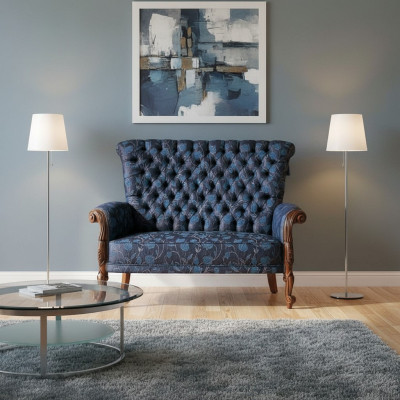 Sofa 2 seater Italian furniture design textile upholstery seat sofas two-seater new