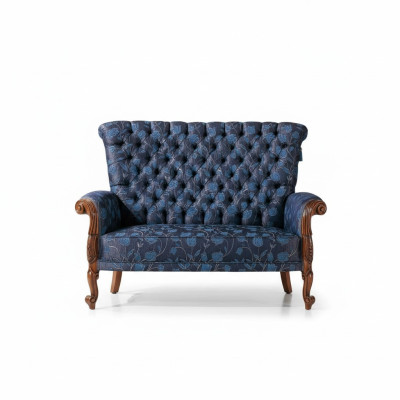 Sofa 2 seater Italian furniture design textile upholstery seat sofas two-seater new