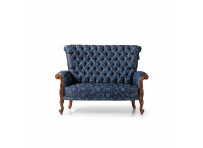 Sofa 2 seater Italian furniture design textile upholstery seat sofas two-seater new