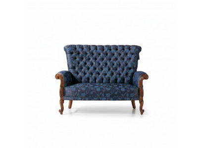 Sofa 2 seater Italian furniture design textile upholstery seat sofas two-seater new