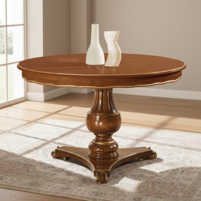 Luxury Round Table Solid Wood Italy Dining Room Tables Round Furniture Dining Table New