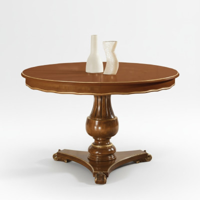 Luxury Round Table Solid Wood Italy Dining Room Tables Round Furniture Dining Table New