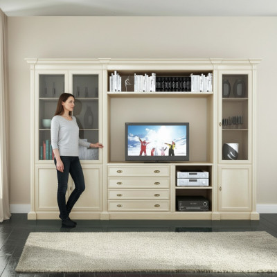 TV cabinet wall cabinets shelf wood living room furniture new living room wall shelf