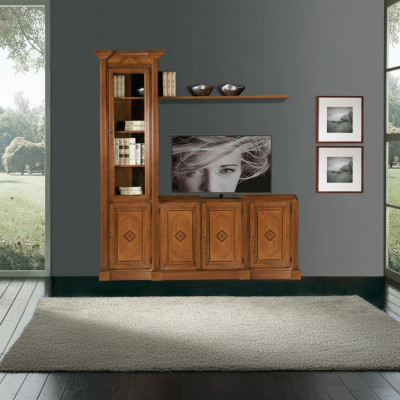 Cabinet Display Case Wood Living Room Furniture TV Wall Units Modern Design Living Wall