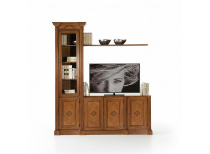 Cabinet Display Case Wood Living Room Furniture TV Wall Units Modern Design Living Wall