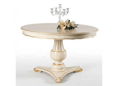 Round dining table, dining tables, dining table styles, Elisa dining tables, luxury furniture, wood.