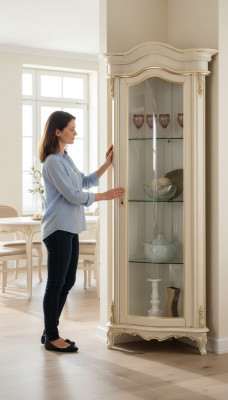 Solid wood display cabinets glass cupboard real wood display cabinet living room furniture sideboard