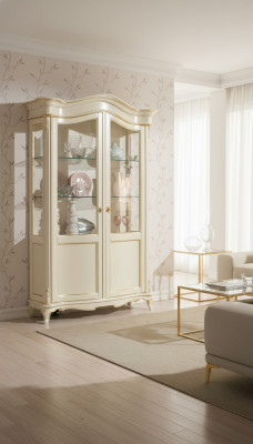 Showcase Italian Luxury Furniture Display Cabinet Sideboard Glass Design Cabinet