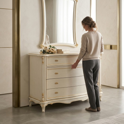 Dresser Cabinet Luxury Dressers Cabinet Shelf Console Furniture Wooden Cabinet Italy New