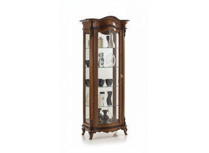 Living room furniture solid wood display cabinets glass cabinet real wood sideboard display case