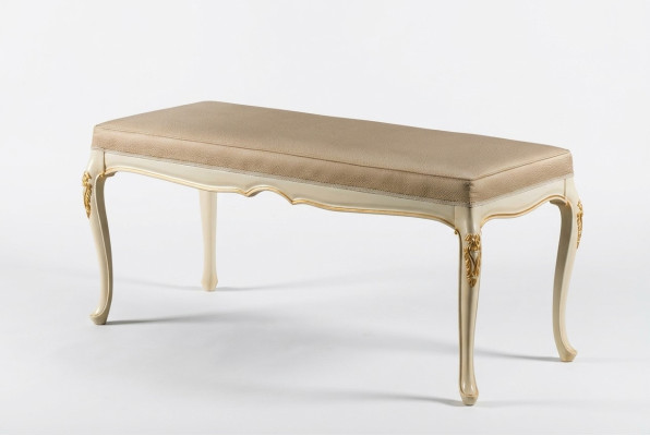 Ottoman chaise lounge bench textile designer stool footstool side stool