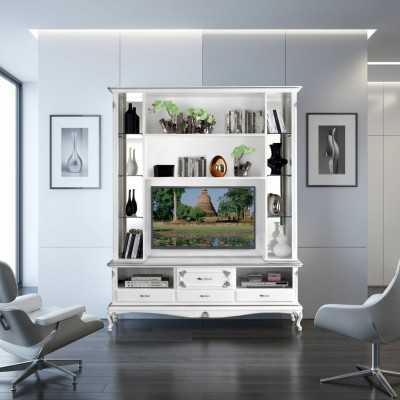 Living room wall shelf TV cabinet wall cabinets shelf wood living room furniture new