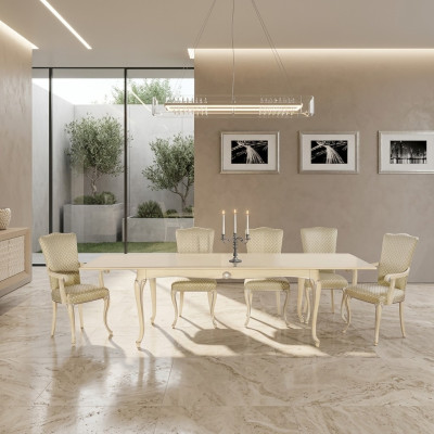 Dining table wood XXL Italian furniture dining room tables dining tables 280cm big