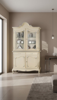 Showcase Italian Luxury Furniture Display Cabinet Glass Design Cabinet
