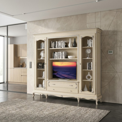 Living room wall shelf TV cabinet cabinets shelf wood living room furniture shelves new