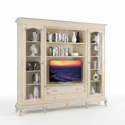 Living room wall shelf TV cabinet cabinets shelf wood living room furniture shelves new