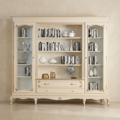 Display cabinet dresser showcase sideboard glass designer cabinet new