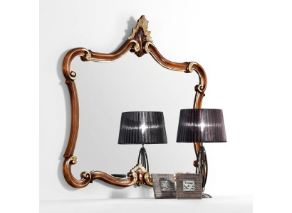 Italian wall mirror classic mirror furniture wood luxury furnishing new