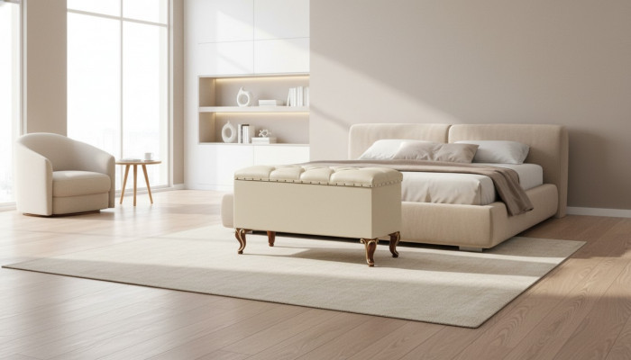 Stool Design Wood Italian Furniture Luxury Living Room Footstool Style Elisa New