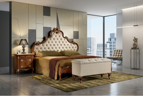 Bed furniture double bed Chesterfield bedroom furniture beds furniture Italy new