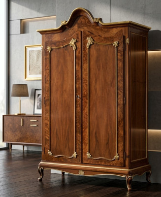 Wardrobe Wooden Cabinet Closet Solid Bedroom Furniture Wood Real Wood New
