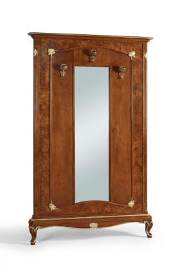 Wall wardrobe stand wood coat rack Italian furniture coat racks wood