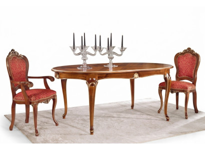 Dining Room Set Dining Group Classic Real Wood 3-Piece Set Chair Suite 2x Chairs