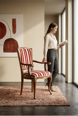 Dining room wooden furniture chairs luxury design upholstered chair reclining seat office furniture new