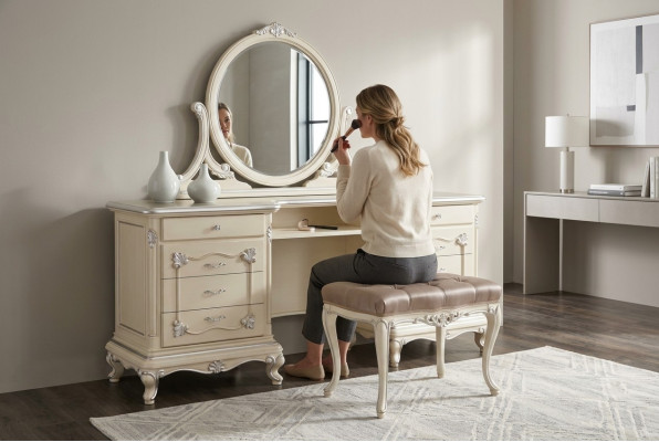 Makeup console table design wood table console tables Italian furniture