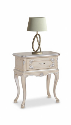 Bedside table side table furniture Italian furnishings classic wood table