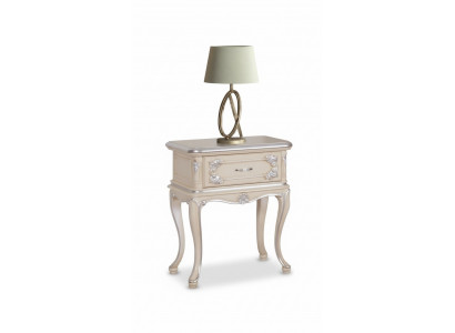 Bedside table side table furniture Italian furnishings classic wood table