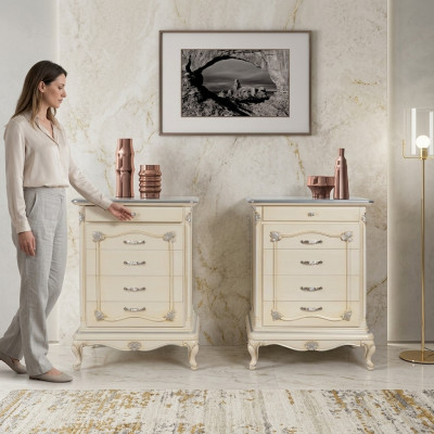Dresser wood sideboard cabinet cupboards Italy dressers living room tall cabinet