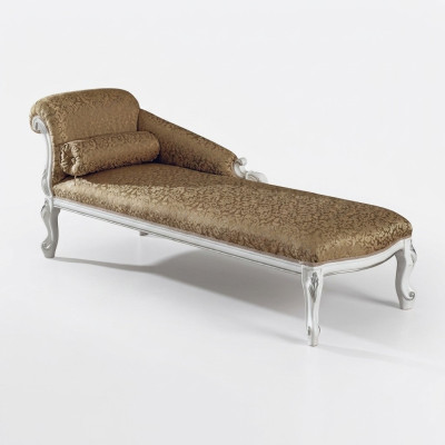 Luxurious chaise longue sofa chaise longue chaise longue Art Deco textile comfort