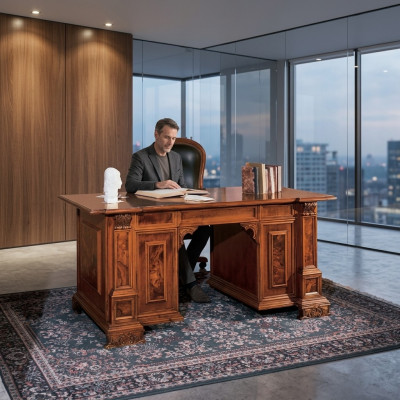 Classic desk office table desk computer tables Italy