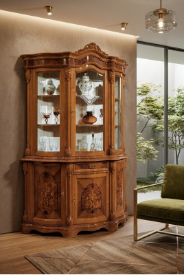 Showcase Italian Luxury Furniture Display Cabinet Glass Design Cabinets