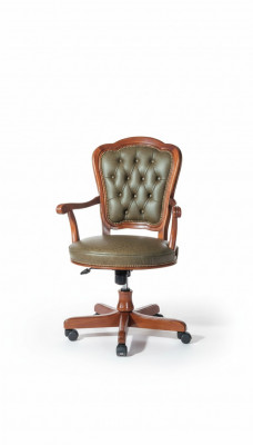 Office chair, swivel chair, Chesterfield executive chair, Italian furniture, armchair, easy chair.
